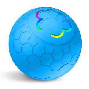 【SG Local Stock】USB Smart Pet Toy Ball Interactive Self-Rolling LED Ball for Cats Dogs Exercise Fun
