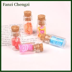 Fanzi 5Pcs 1:12 Dollhouse Miniature Fruit Assorted Glass Cans Dried Fruit Candy Jar Kids Pretend Play Toy Doll House Accessories