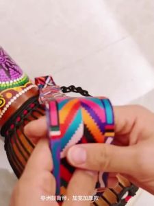 【Ship in 24H】Ship 24H Rainbow African Drum Waist Strap Adjustable Djembe Drum Strap 5cm Width Tambourine Braces Percussion Instruments Belt Shoulder Strap For Drum 非洲鼓 背带 腰带