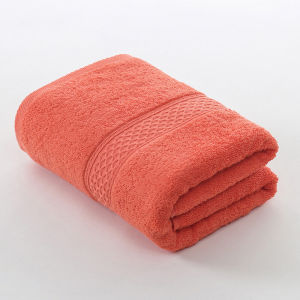 ผ้าขนหนูซับน้ำอย่างดี cotton towel 70×140 ผ้าเช็ดตัว ผ้าเช็ดตัวใหญ่ towel ผ้าขนหนูอาบน้ำ ผ้าเช็ดตัวผ้าคอตตอน 100% เนื้อนุ่ม