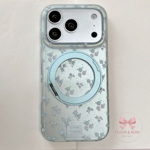 For iPhone 17 Pro Max Case TPU Mini Flower Rotate Phone Case For 16 15 Cover Aesthetic Korean Cute