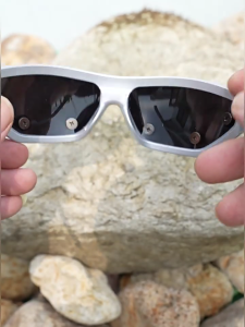 Rivet Studded Design Sunglasses UV400 Protective Eyewears PC Lens Glasses For Casual And Formal 2000s Theme Event Wear