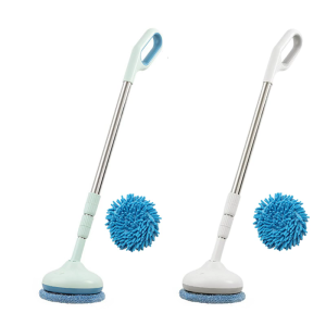 เครื่องทำความสะอาดกระจกหน้าต่างไฟฟ้าไร้สายแบบพกพาชาร์จไฟได้เครื่องทำความสะอาดกระจกในร่มกลางแจ้งถังไม้ม็อบสำหรับถูบ้านทรงพลัง