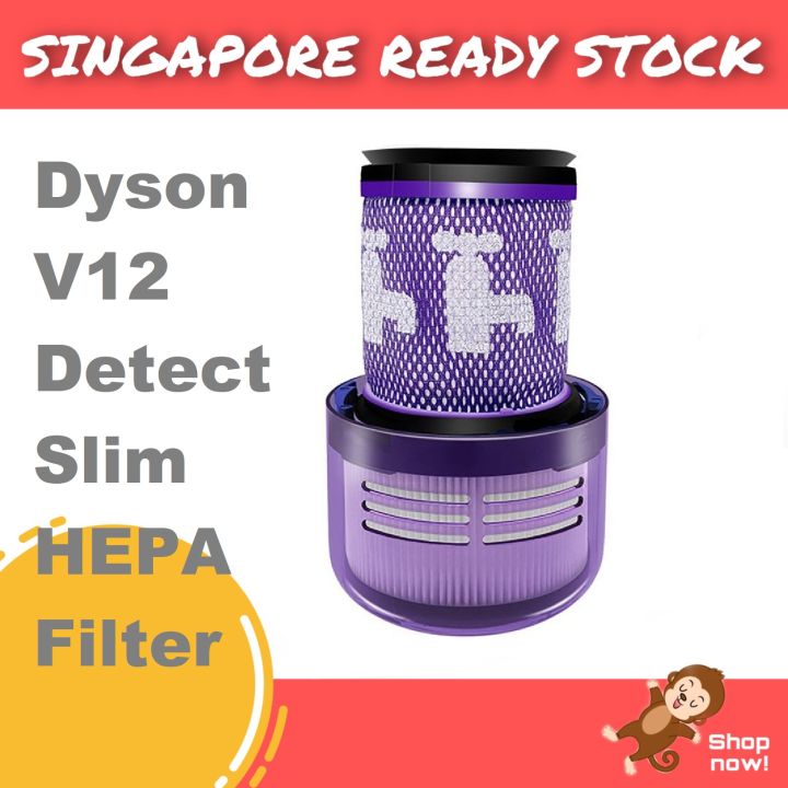 Dyson V12可水洗Hepa过滤器检测超薄绝对全清洁真空吸尘器更换零件附件 | Lazada Singapore