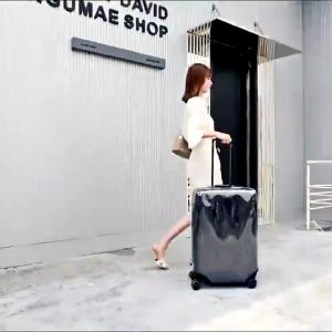 20-30" PVC Transparent Luggage Cover - Protective Waterproof DustProof Case for Travel Suitcase