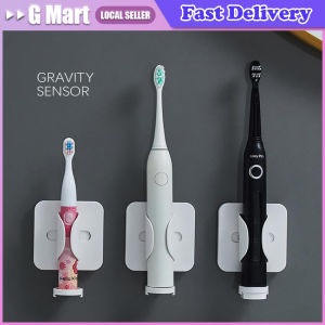 Telescopic Gravity-Sensing Electric Toothbrush Holder Wall Hanging Couple Toothbrush Drain Storage Box Bathroom Organizer