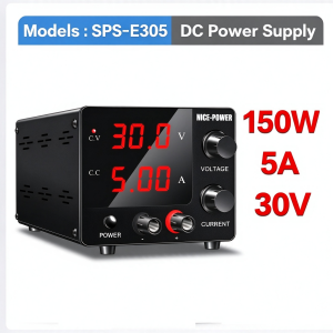 KUAIQU Smart Charging DC Power Supply 30V 10A 4-Digit Lab Bench Power Source 30V 5A 60V 5A 120V 3A with USB-A/Type-C Fast Charge OCP OVP Protection for Phone Repair Battery Charging & Sleepy Battery Activation
