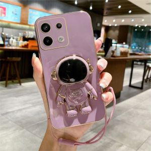 Soft Case Xiaomi Redmi Note 13 4G 5G 13 Pro 4G 5G 13 Pro Plus 5G Astronot Stand Premium Free Tali Lanyard
