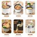 Dreepor Mini Rice Cooker 1.8L Electric Multi cooker Electric Boiling Pot Steamer Cooker Non-Stick Inner Pot With Steamer. 