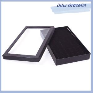 Ditur Earring Case Display 36 Slots Jewelry Organizer Tray Ring Box Storage Fashion