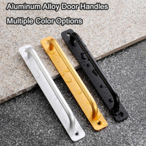 Aluminum Alloy Door Handles Balcony Bedroom Door Grab Bar Suitable Sliding Barn Closet Sheds Fence Handle for Gate