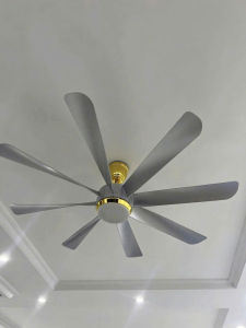 Quạt Trần Đèn Siêu Mát 8 Cánh Lá Nhựa Cao Cấp 6 Cấp Độ Gió 3 Chế Độ Đèn [Động cơ DC inverter-100% lõi đồng]