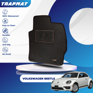 FOR - Volkswagen Beetle  TrapMat Customize Car Floor Mat 100% Waterproof Anti Slip Easy to Clean(Front & Rear)