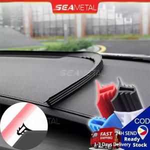 SEAMETAL U-Shaped Car Rubber Seal Strip Car Door Shock Absorber Edge Protector Strip for Window Trunk Engine Hood Bumper