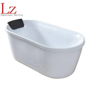 LZ-Bathtub Household Bathroom Acrylic Independent Small Apartment Color Spa 1.2-2m