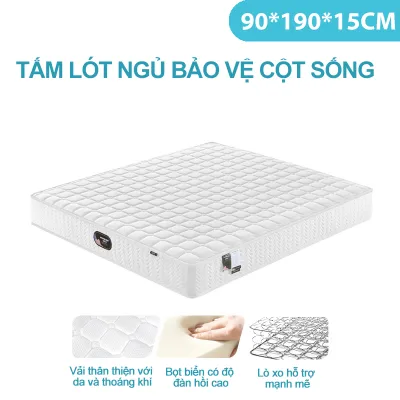 BMZAR Giường gỗ nguyên khối tựa lưng cao khung chắc chắn không gây tiếng ồn dài 1.2m/1.5m/1.8m ưu đãi đặc biệt trong thời gian có hạn