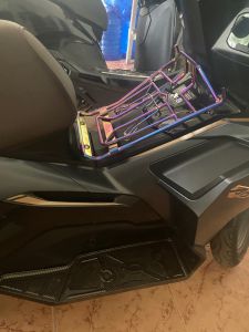 Baga AirBlade (AB) 125/150/160 đời mới 2020 - 2023 Inox / Sơn Đen / Titan - Loại bắt vào yên gọn gàng thẩm mỹ cao