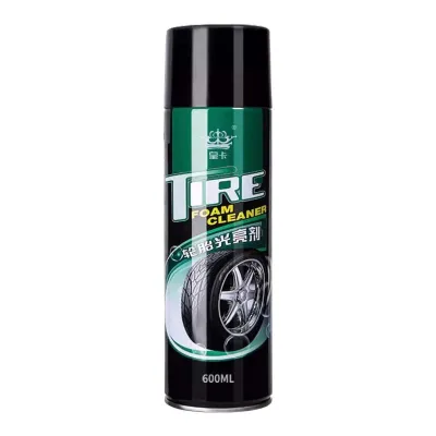 Tyre Brightener / Tyre Shine Spray / Tyre Wax Foam Spray / Tire Shine 580ML