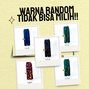 CELANA KULOT TIE DYE WANITA MOTIF SALUR GARIS TERBARU - KULOT WANITA JUMBO RAYON