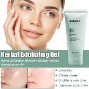Face Exfoliating Gel / Gentle Peeling Gel / Removes Blackheads & Excess Sebum / Softens Keratin / For All Skin Types