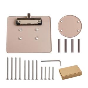 Outdoor Sports Acrylic Scorecard Holder with Pencil Holder Golf Cart Steering Wheel Scorecard Holder Quick Installation