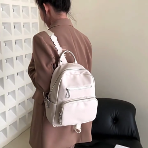 Travel Backpack Purse for Women PU Leather Anti-Theft Ladies Shoulder Bag School Bags Fashion Bookbag