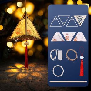 TESDFD For Mid-Autumn Festival Portable Chinese Style Lamp Lantern Kids Gift Pendants Party Decor Festival Decorations Festival Lantern Handmade Lanterns