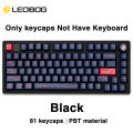 LEOBOG 81Keys Keycaps for Mechanical Keyboard PBT Color Keycap 8 colors to choose. 
