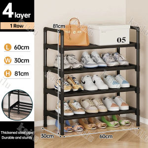 KILAU Multi-Tier Shoe Rack Easy Assemble Portable Shoe Storage Cabinet for Dormitory & Rental Home Organizer Storage Shelf