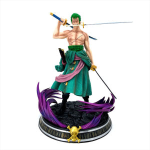 FCHot 20cm Anime Figure GK Roronoa Zoro Three-blade Sa-maximum Manga Anime Statue Action Figure Collection Model Kid Toy