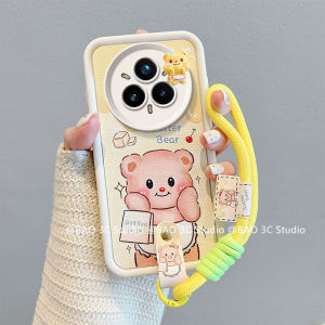 ใหม่ เคสโทรศัพท์ Phone Case Realme 14 Pro+ Realme 13 12 12X Plus 5G Ins เคส หนังลายการ์ตูนน่ารักสุดสนุกพร้อมสายคล้อง Cover เคสโทรศัพท์ 2025