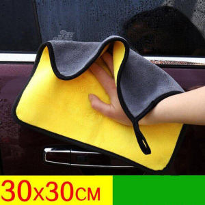 [Ready Stock]Hot3/5/10Pcs Car Wash Microfiber Towel Super Absorbent Towels Cleaning Cloth Thicken Plush Drying Cloth for Car Cleaning