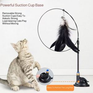 Cat Supplies Handmade Cat Accessories Bells Steel Wire Suction Cup Base Self-improvement Relief