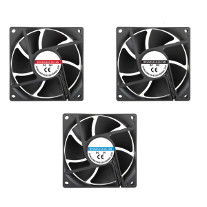 8025 Replacement Cooling Fan High Performances Low Decibel Operation Vibration Reduction Technology for Workstations DVD Players Networking