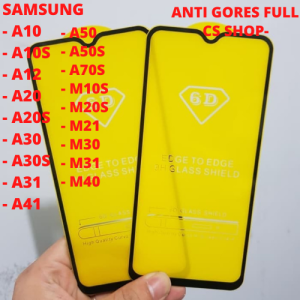 TEMPERED GLASS FULL SAMSUNG A10 / A10S / A20 / A20S / A30 / A30S / A31 / A41 / A50 / A70S / A50S / M10 / M10S / M20 / M20S / M21 / M30 / M31 / M40 - SCREEN PROTECTOR FULL 5D 6D 9D GUARD FULL LEM - TEMPERED GLASS FULL SAMSUNG