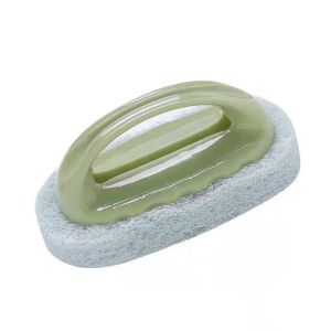 Magic Sponge with Handle🔥Ready Stock🔥Cleaning Brush Kitchen Dish Sink Toilet Berus Pemegang 手柄海绵魔力刷