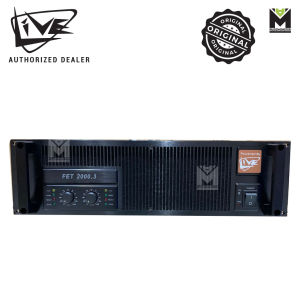 Live FET-2000.2 1300W X 2 for 8 Ohms 2050W X 2 for 4 Ohms Powered Amplifier with Mosfet Transistor