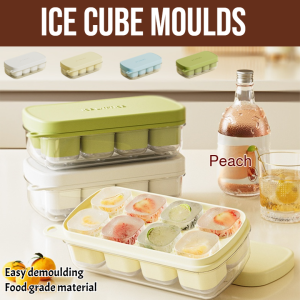 6 Grids Soft Silicone Ice Cube Moulds Ice Maker Soft Silicone Food Grade Mini Home Use Homemade Ice Cube Artifact Bar Kitchen Drink Accessories