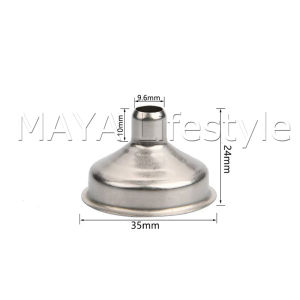 MAYA ขวดแบ่งแก้วใสอเนกประสงค์/กรวยสำหรับแบ่ง ขวดแก้ว ขวดน้ำผลไม้ ขวดหัวน้ำหอม 60ml Glass bottle