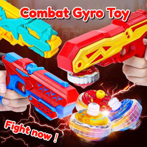 Beyblade Arena Set Alloy Gyro Spinning Tops Light Up Launcher Toy Family Play Gift