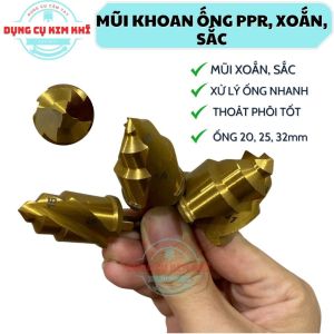 BỘ MŨI KHOAN XOẮN SỬA ỐNG NƯỚC PPR MŨI KHOÉT ống NHIỆT bị gãy cho ống đường kính 20mm 25mm 32mm - Sỉ Dụng Cụ Tốt