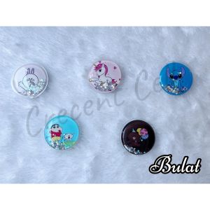 Pop Socket Phone Holder Phone Grip Phone Stand Griptok Ring Ring Holder HP Handphone Device Silikon Candy Glitter Karakter Lucu Lem 3M