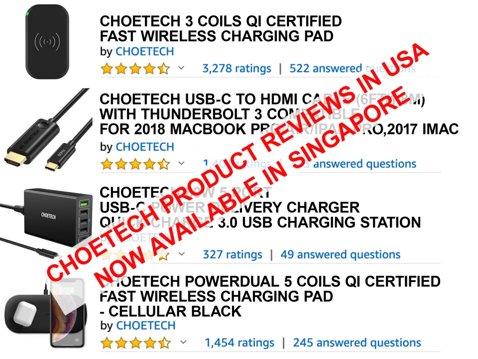 CHOETECH 15W 10W Fast Wireless Charger Qi Wireless