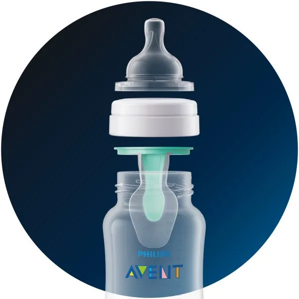Philips Avent Anti-colic bottle with AirFree vent 9oz 260ml Slow