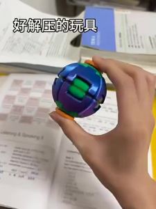 [SG Seller]Fingertip Spin Decompression Ball Press Rotate Fidget Toy Lightweight Pocket Stress Relief Sensory Toy