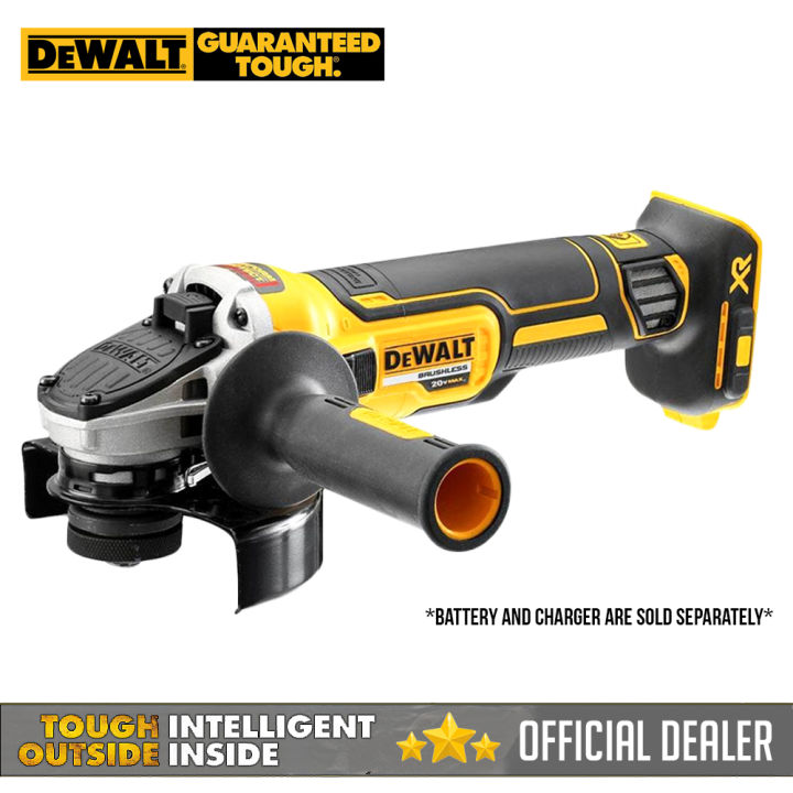 DeWalt DCG405N B1 Brushless Cordless 100mm Angle Grinder 20V Max XR Li Ion Battery and Charger are sold Separately CRDLSGRDR DWT20V DCG405 DWTCDLS GIGATOOLS Lazada PH