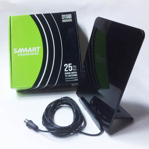 เสาอากาศดิจิตอลทีวี ภายในอาคาร มีวงจรขยายสัญญาน SAMART รุ่น D11AB Digital TV Antenna