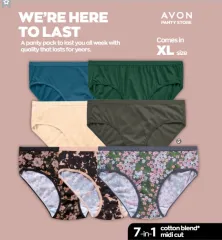 Avon Mylene 7-in-1 Bikini Panty Pack