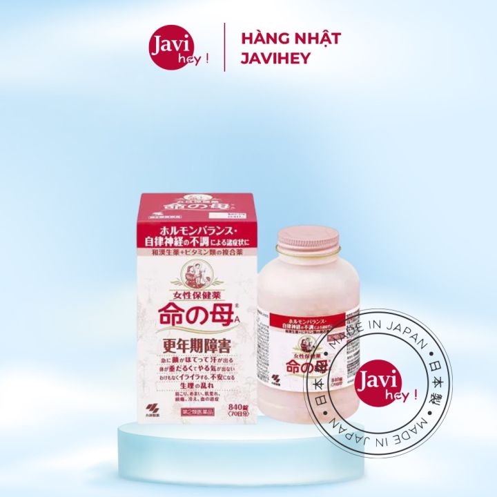 Viên uống tiền mãn kinh Kobayashi Nhật Bản giúp giảm khó chịu của giai ...