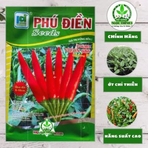Hạt Giống Ớt Chỉ Thiên Vifon 686 Phú Điền (Gói 5gr)-Cây sinh trưởng khỏe sai trái thị trường ưa chuộng